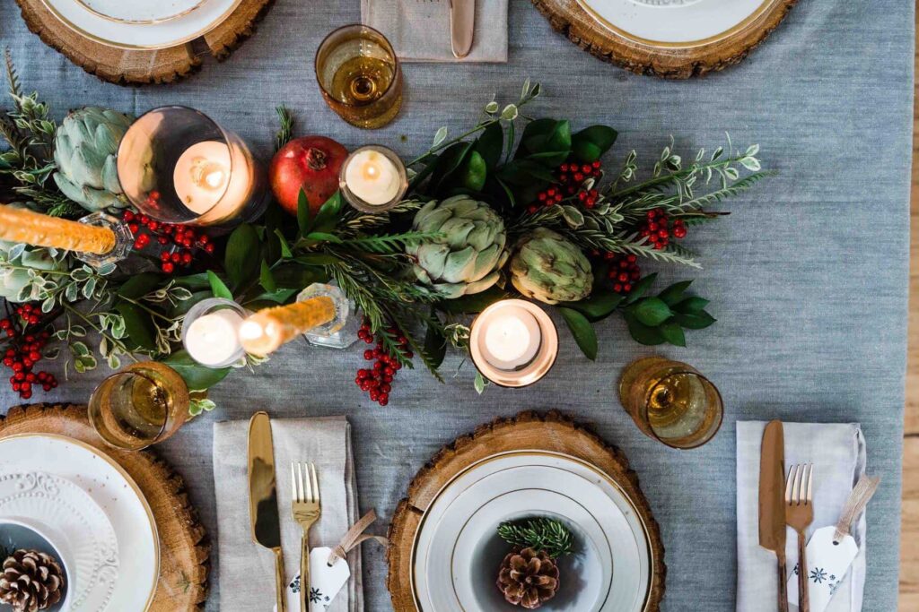 Holiday Table Decor 2